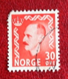 Норвегия 1952 король Хокон VII Sc#323 Used