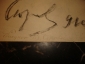 СЕРОВ В.А.НАБРОСОК.ОБНАЖЕННАЯ НАТУРЩИЦА, бумага,угольный карандаш 1910г. подпись художника - вид 6