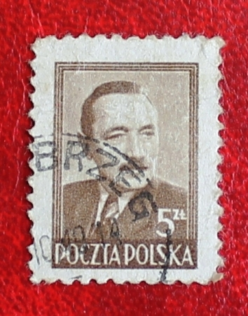 Польша 1948 президент Болеслав Берут Sc#438 Used