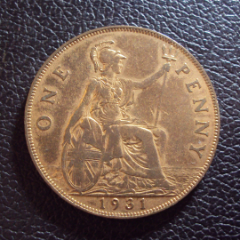 Великобритания 1 пенни 1931 год.