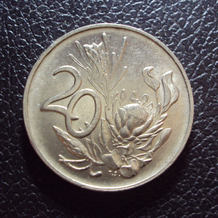 Южная Африка ЮАР 20 центов 1974 год.