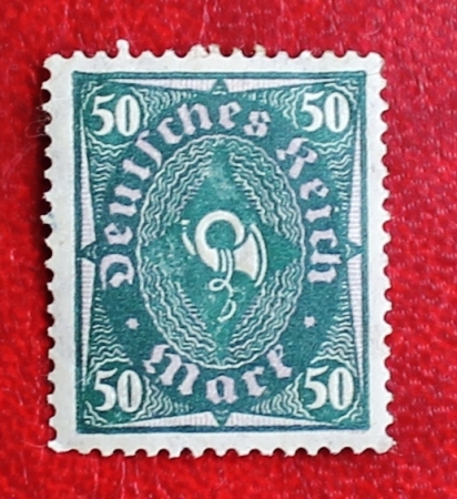 Германия 1922 Почтовый горн Sc#184 МН