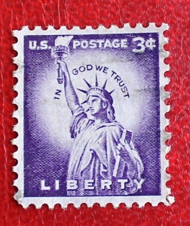 США 1954 Статуя Свободы Sc#1035 Used
