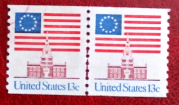 США 1975 Зал независимости Флаг Sc#1625 Used