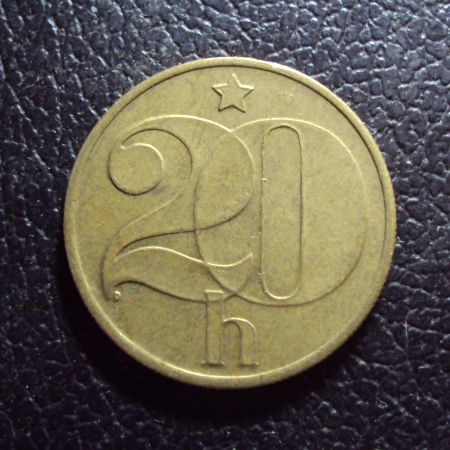 Чехословакия 20 геллеров 1984 год.