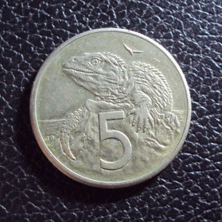 Новая Зеландия 5 центов 1987 год.