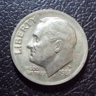 США 10 центов 1 дайм 1988 p год.