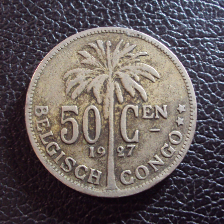 Бельгийское Конго 50 сантим 1927 год belgisch.