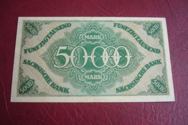 Германия.Дрезден.50 000 марок.1923 год.