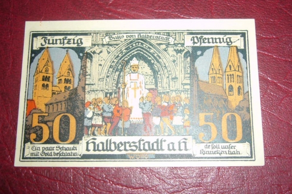 Германия.50 пфеннингов.1921 год.