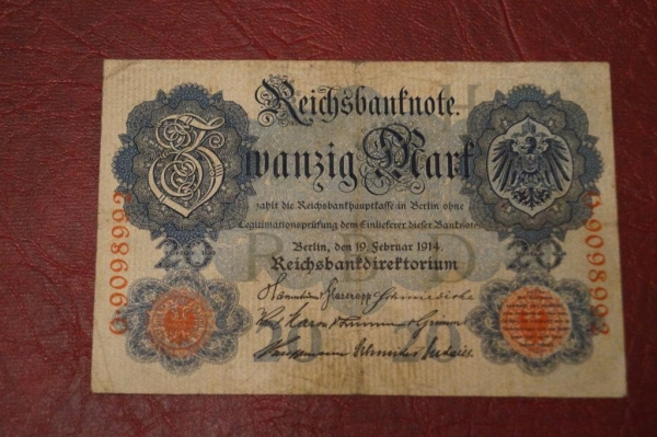 Германия. 20 марок.1914 год.