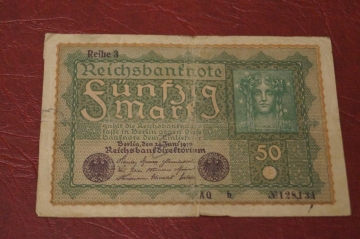 50 марок 1919 год.