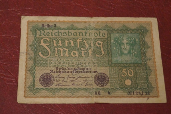 50 марок 1919 год.