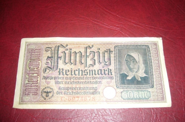 Германия.3й рейх.50 марок.1942 год.