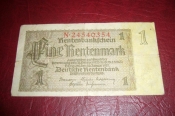 Германия.3й.рейх.1 рентная марка.1937 год.