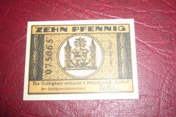 Германия.10 пфеннингов.1921 год.
