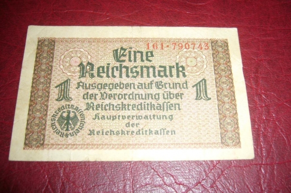 Германия.3й.рейх.1 марка.1939 год.