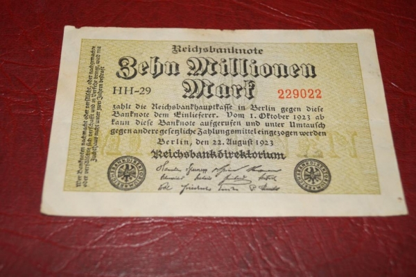 Германия.10 000 000 (10 миллионов) марок.1923 год.
