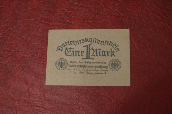Германия. 1 марка.1922 год.