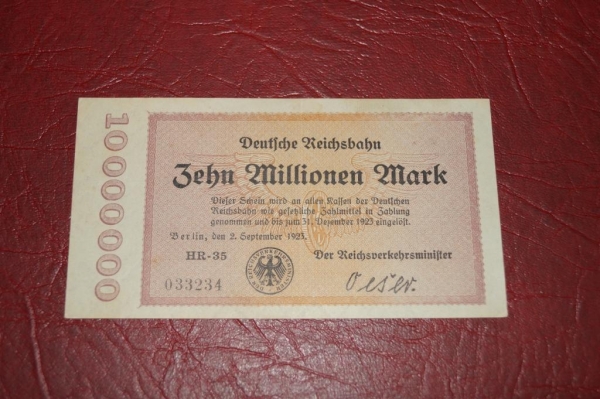 Германия.10000000(10 миллионов) марок.1923 год.
