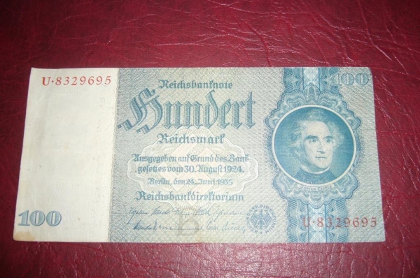 Германия.3-й.рейх.100 марок.1935 год.