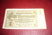 Германия.3й.рейх.1 рентная марка.1937 год.