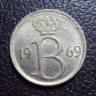 Бельгия 25 сантим 1969 год belgie.