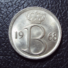 Бельгия 25 сантим 1968 год belgique.
