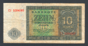 Германия ГДР 10 марок 1948 год.