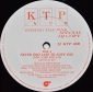 KTP (Kissing The Pink) "Never Too Late To Love You" 1986 Maxi - вид 4
