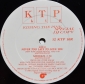 KTP (Kissing The Pink) "Never Too Late To Love You" 1986 Maxi - вид 5
