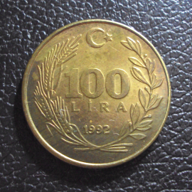 Турция 100 лир 1992 год.