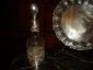 Старин.набор для ликера в серебре на серебряном подносе,серебро 800 стекло,гравировка МОЗЕР 19в - вид 4