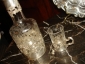 Старин.набор для ликера в серебре на серебряном подносе,серебро 800 стекло,гравировка МОЗЕР 19в - вид 6