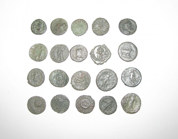 Римская Империя, разные монеты городов провинции Мёзия. Медь.