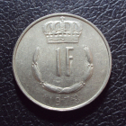 Люксембург 1 франк 1978 год.