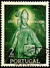 Португалия 1958 год . St . Theotonius ( 1090-1152) , Приор монастыря Санта Круз .