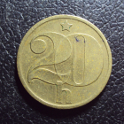 Чехословакия 20 геллеров 1978 год.