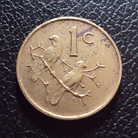 Южная Африка ЮАР 1 цент 1973 год.
