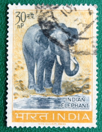 Индия 1963 Слон Sc#364 Used