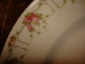 Старинная десертная тарелка ГИРЛЯНДА РОЗ фарфор клеймо Братья КОРНИЛОВЫ в СПб, 1843-1860гг - вид 1