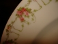 Старинная тарелка для второго ГИРЛЯНДА РОЗ фарфор клеймо Братья КОРНИЛОВЫ в СПб, 1843-1860гг - вид 1