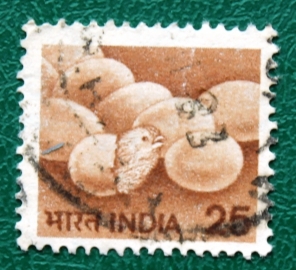 Индия 1979 Птицеводство цыплята Sc#840 Used
