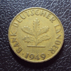 Германия 10 пфеннигов 1949 g год.