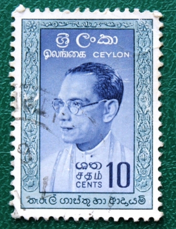 Цейлон 1961 Соломон Бандаранаике премьер-министр Sc#362 Used