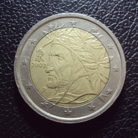 Италия 2 евро 2002 год.