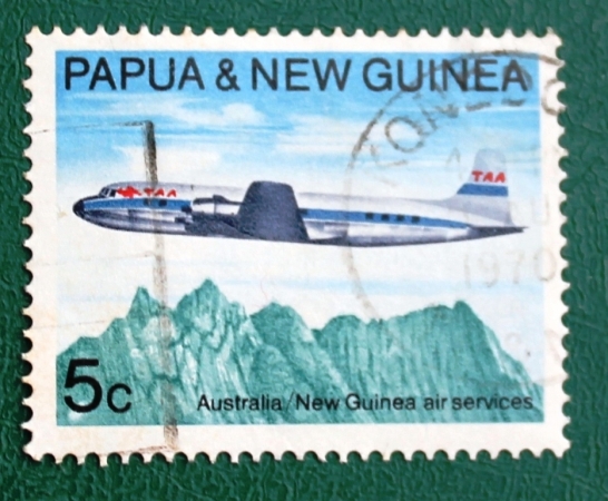 Папуа  Новая Гвинея 1970 Авиаперевозки Sc#305 Used