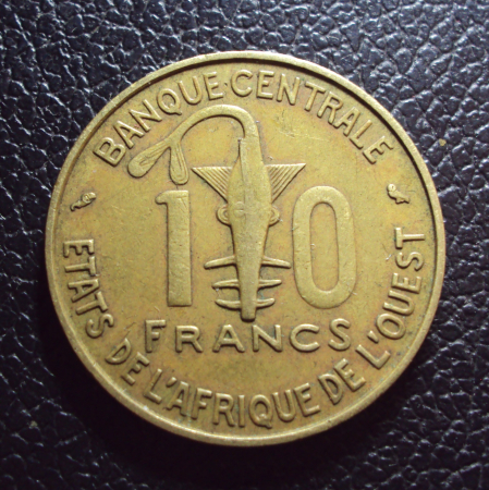 Западная Африка КФА 10 франков 1968 год.