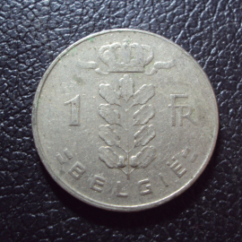 Бельгия 1 франк 1965 год belgie.