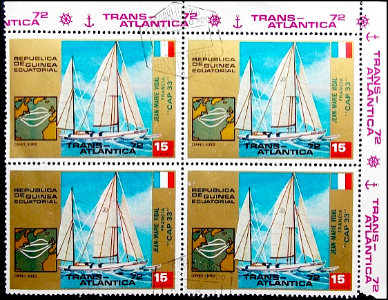 Гвинея экваториальная 1973 год Trans - Atlantica , кварт